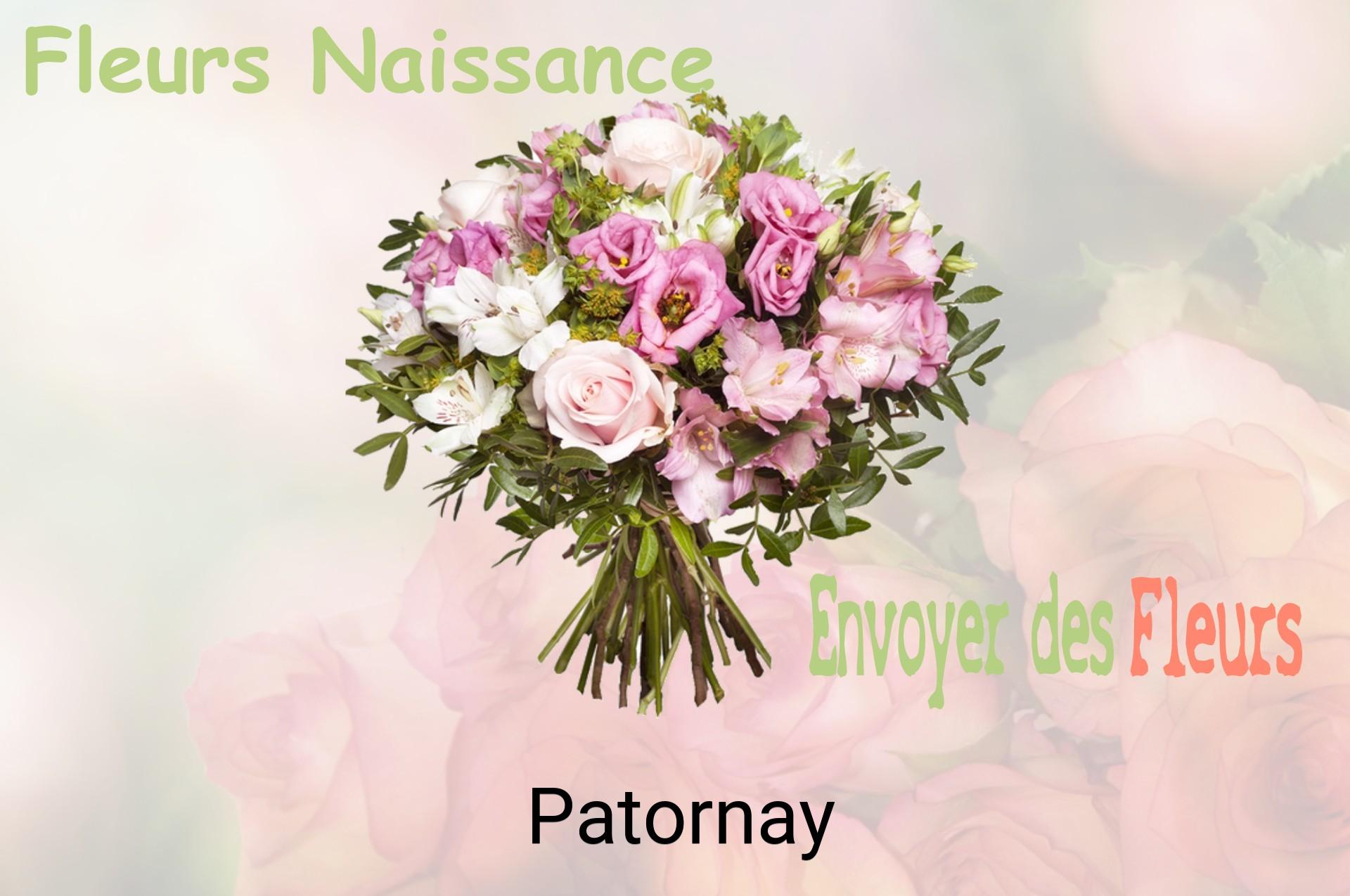Bouquet de fleurs de naissance livré à Patornay